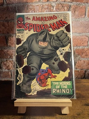 Amazing Spider-man #41, VG/FN 3.5-5.0, 1st App Rhino Major Marvel Comic Key  - Image 1 of 4