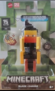 NEW! Minecraft 15th Anniversary Blaze with Powder & Fire Charge 3.5" Figure - Picture 1 of 3