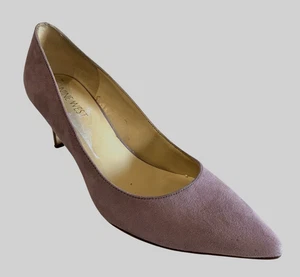 Nine West Womens Lilac Suede Size 6.5M Pointy Toe Pump Stilletto Heels - Picture 1 of 13