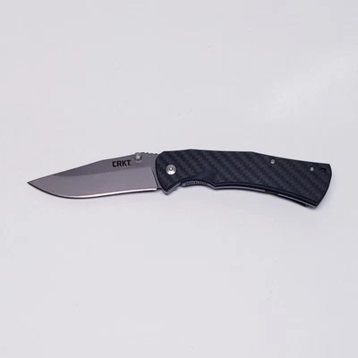 CRKT Knife 2085 Xan Plain Edge G10/Carbon Fiber Laminate- Columbia River- New! - Image 1 of 4