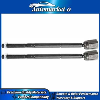 Par (2) extremos de barra de amarre interior delantero para Lincoln Continental 1995-2000 2001 2002 Foto 1 de 4