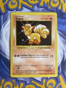 Vulpix 68/102 - Shadowless Base Set MP - Picture 1 of 6