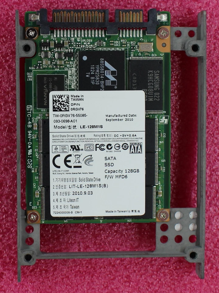RGV76 - Dell 128Gb SSD SATA 2.5 inch - Image 1 of 1