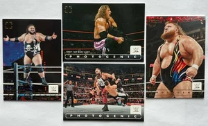 Lot 4 x 2024 Panini Photogenic WWE Men Bret Hart, Braun Strowman, Otis, Bronson - Picture 1 of 3