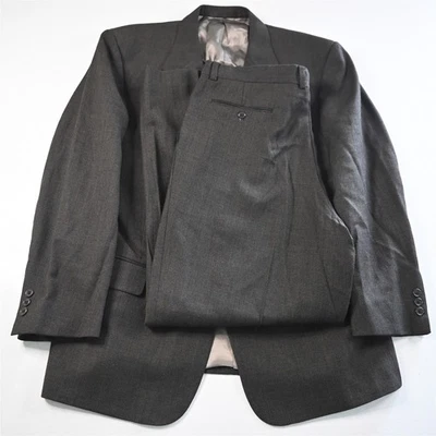 De Colección Hecho en EE. UU. Tallia 42L 36x32 Marrón Ojo de Pájaro Lana Hombres Chaqueta Pantalones Traje Foto 1 de 4