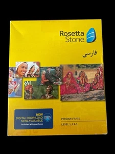 Rosetta Stone Persian Farsi Level 1, 2, & 3 New Sealed - Photo 1/3