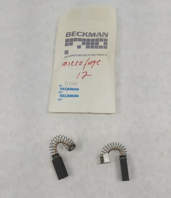 Paquete de 2 cepillos centrífugos Beckman 343662 MF-12 Foto 1 de 4