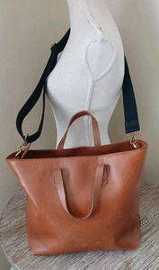 madewell shopper Transport tote Bag Brown Leather - Picture 1 of 11