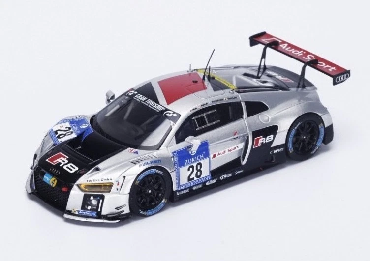 1/43 AUDI R8 LMS WRT #28 WINNER 24H NURBURGRING 2015 SPARK SG200 EXTREMELY RARE - Immagine 1 di 1