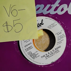 The B. B. & Q. Band Time For Love 45 VG- PROMO ELECTRO DISCO FUNK BOOGIE 1981 - Picture 1 of 2