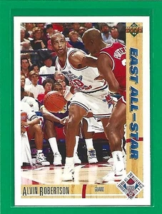 1991-92 Upper Deck Basketball Alvin Robertson AS #64 Milwaukee Bucks - Picture 1 of 2