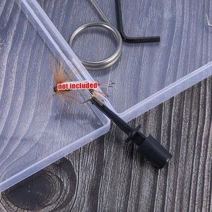 5 piezas gancho mosca alicates hackle punta larga moscas señuelos gancho exhibición moscas herramientas para atar - Imagen 1 de 15
