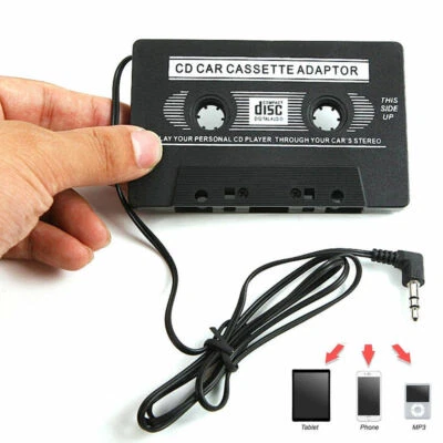 CONVERTITORE Da CASSETTA  a Lettore iPod Mp3 audio tramite Jack 3,5mm cavo  - Immagine 1 di 4