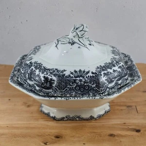 Antigua SOPERA Loza de Valdemorillo Siglo XIX Madrid MUY RARA Pieza de Coleccion - Bild 1 von 9