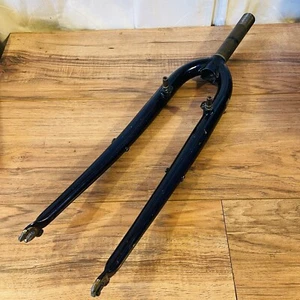 Trek Steel Unicrown Touring Fork 1-Inch Threaded 700C 126mm Cantilever Blue - Picture 1 of 14