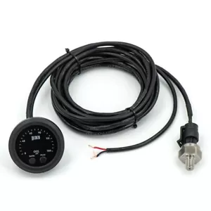2" Oil Pressure Gauge w/ 1/8 Npt Sensor Red Display Digital 0-150psi 12V-24V DC - Picture 1 of 8