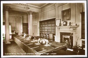 Postal vintage: The Cabinet Room, 10 Downing Street, Londres. P&P gratis Reino Unido - Imagen 1 de 1