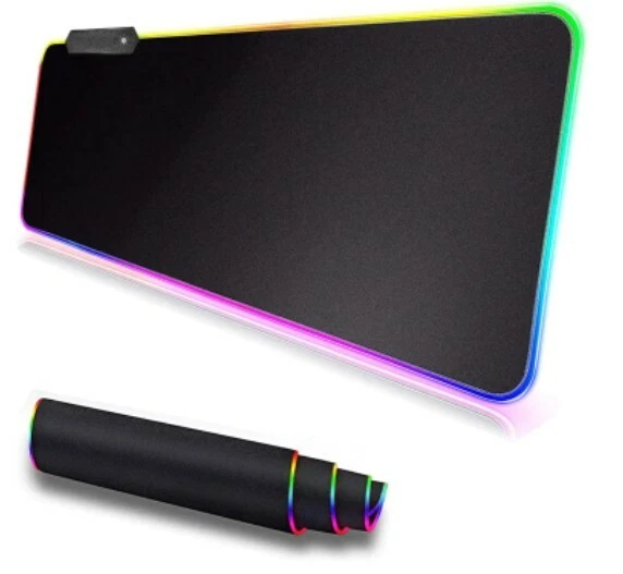 Rodi Tappetino Mouse con Effetti Luce - Nero - Immagine 1 di 4