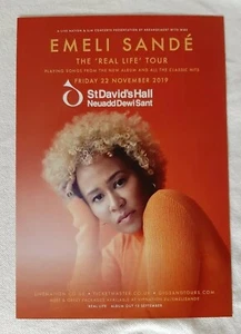 Emeli Sande 'The Real Life' Tour Promotional Concert Flyer 22/11/2019 Cardiff - Imagen 1 de 1