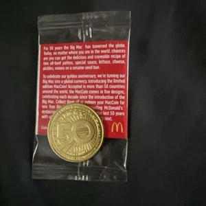 McDonald's 50th Anniversary Big Mac Coin (1998-2008) 50 Years Of Big Mac - Picture 1 of 2