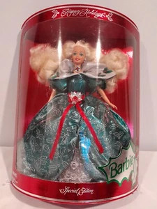Barbie Puppe 1995 Happy Holidays Special Edition Mattel #14123 Weihnachten Barbie - Bild 1 von 9