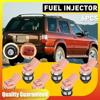 6X Inyectores de combustible para Nissan Frontier 1999-2004/1997-2000 Infiniti Qx4 OE#10851N Foto 1 de 4