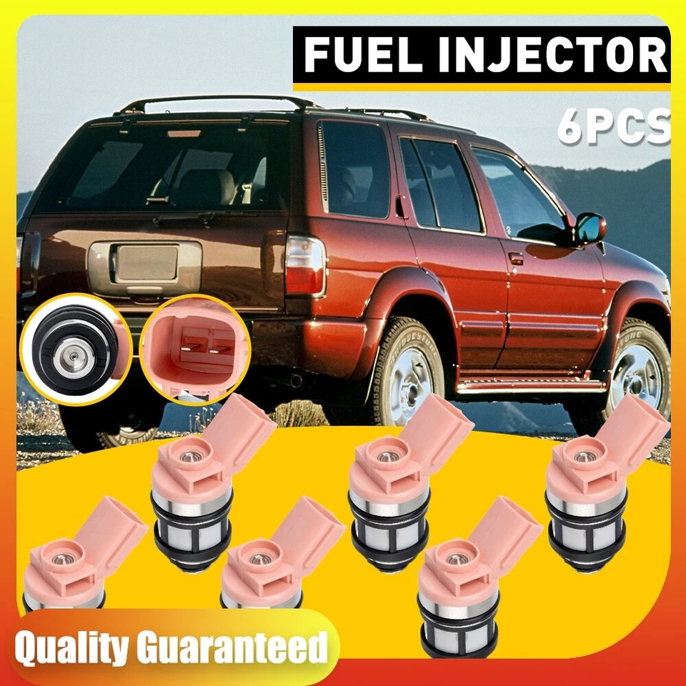 6X Inyectores de combustible para Nissan Frontier 1999-2004/1997-2000 Infiniti Qx4 OE#10851N Foto 1 de 4