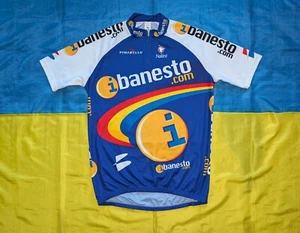 ● VINTAGE PINARELLO BANESTO ITALY CYCLING SHIRT NALINI SIZE MEN'S ADULT 5 (L) ● - Picture 1 of 11
