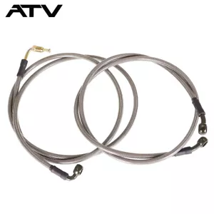 1068 Extended Front/Rear Brake Lines For Polaris RZR 800/S 800/4 800/XP 900 - Picture 1 of 8