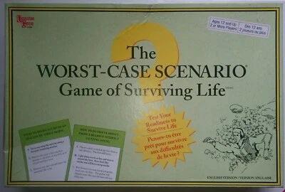The Worst Case Scenario Game of Surviving Life - Juego de Mesa, COMPLETO Inglés/Francés Foto 1 de 4