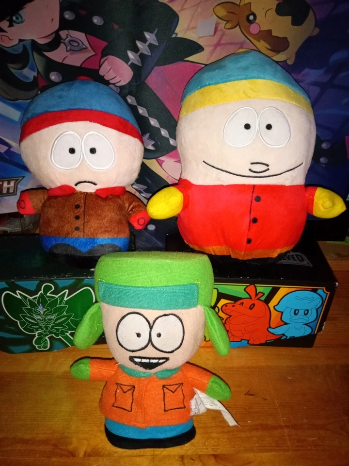 Комедия Central South Park вися плюшевый комплект Картман + Стэн + Нанко Кайл - Изображение 1 из 4