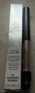 NIB Lancome Click & Glow Highlighting Skin Fluid - #03 Lumieres Rosees 08 Ozfull - Picture 1 of 1