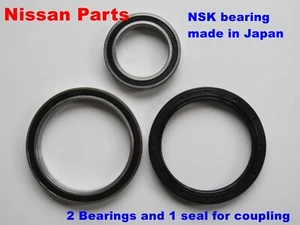 Fits- 2 Bearings and seal for Nissan Rogue coupling 38761-4BF0A 38761-4BF1A - Foto 1 di 5