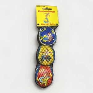 Brand New Kellytoy Juggling Play All Balls (Curious George) - 2007 Beanie Balls - Picture 1 of 6