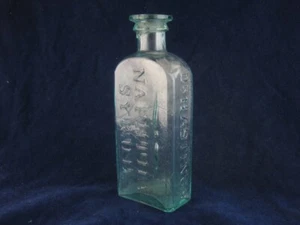 41369 Old Vintage Antique Glass Bottle Quack Cure Medicine Dr Hastings Pontil - Foto 1 di 6