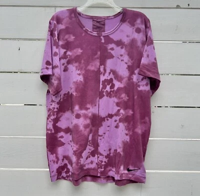 Nike Dri-FIT Men's Allover Print Yoga Top T-Shirt  Men’s Size Large-Tall - Image 1 of 4