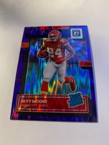 2022 Donruss Optic Skyy Moore Purple Shock Prizm Rated Rookie RC #224 Chiefs - Picture 1 of 1