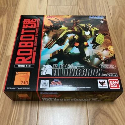 Robot Spirits SIDE MS FA-78-1 Full Armor Gundam Ver A.N.I.M.E. Figure BANDAI JP - Image 1 of 4
