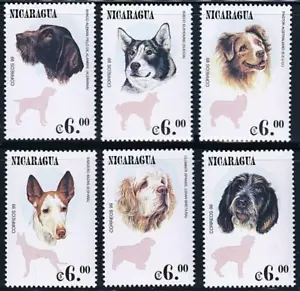 👉 NICARAGUA 2000 DOGS MNH DOMESTIC ANIMALS - Bild 1 von 1