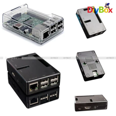 ABS V2 Case Enclosure to All Ports for Raspberry Pi 2 Model B Black/Transparent - Image 1 of 4