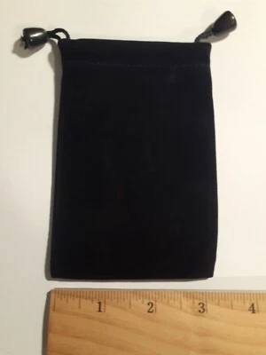 Drawstring Bag Pouches Black For Mini Stuff Cellphone Case Protector Mp3 Mp4 - Image 1 of 4