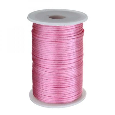 90m Nylon Cord Thread Chinese Knot Macrame Beading Bracelet Braided DIY 2mm - Image 1 of 4
