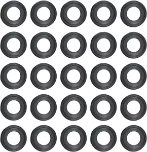 25PCS M12 Car Oil Drain Plug Gasket, Rubber Sealing Gasket Replacement for GM 12 - Picture 1 of 12