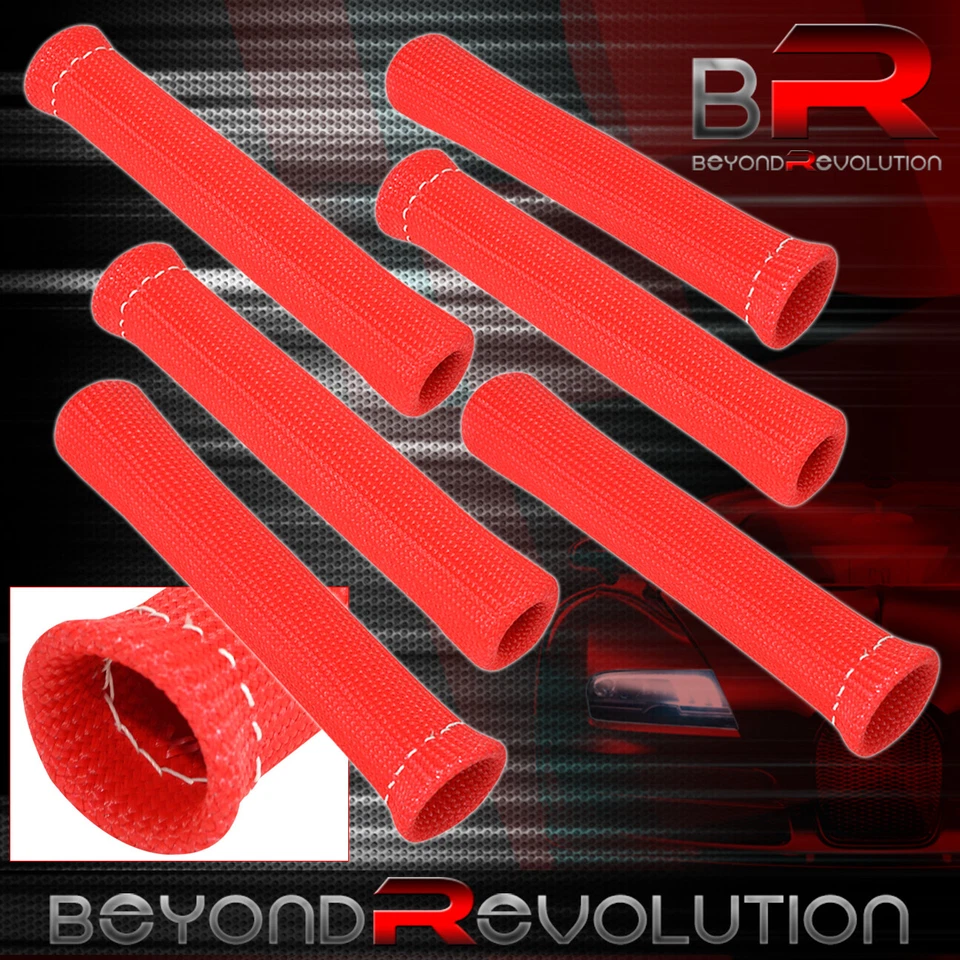 Protector Bujía Aislamiento Cable Rojo Térmico Para BMW 6 Piezas 1200 Grados Foto 1 de 1