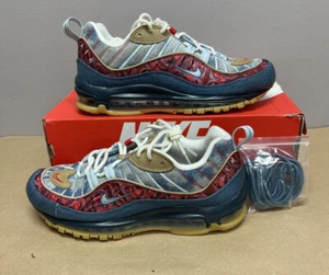 Nike Air Max 98 Wild West Armory Denim & Paisley 2019 BV6045-400 Herren Größe 8 - Bild 1 von 10