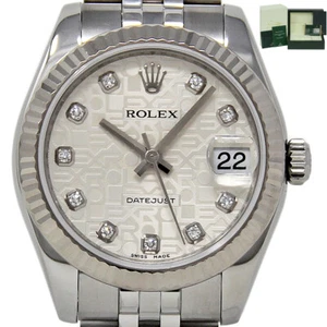 Rolex Datejust 31mm 178274 Silver Jubilee Diamond 2012 Box/Paper/1YrWTY #1268-1 - Picture 1 of 5