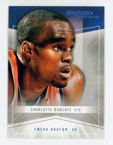 2004-05 Skybox Autographics Insignia #68 Emeka Okafor  /750