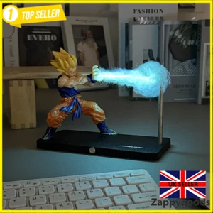 Dragon Ball Goku Kamehameha Wave Magnetic Light Lamp Model Ornament UK! - Picture 1 of 7