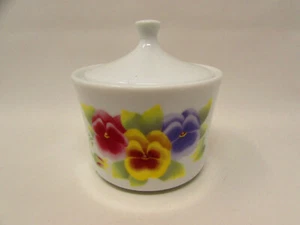 Corning Floral  Sugar Bowl  B204 - Picture 1 of 2