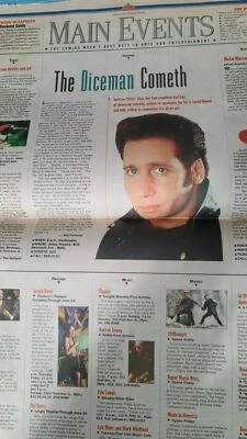 ST PAUL PIONEER PRESS NEWSPAPER FEAT. ANDREW DICE CLAY - MAY 23, 1993 NEVER READ - Image 1 of 4